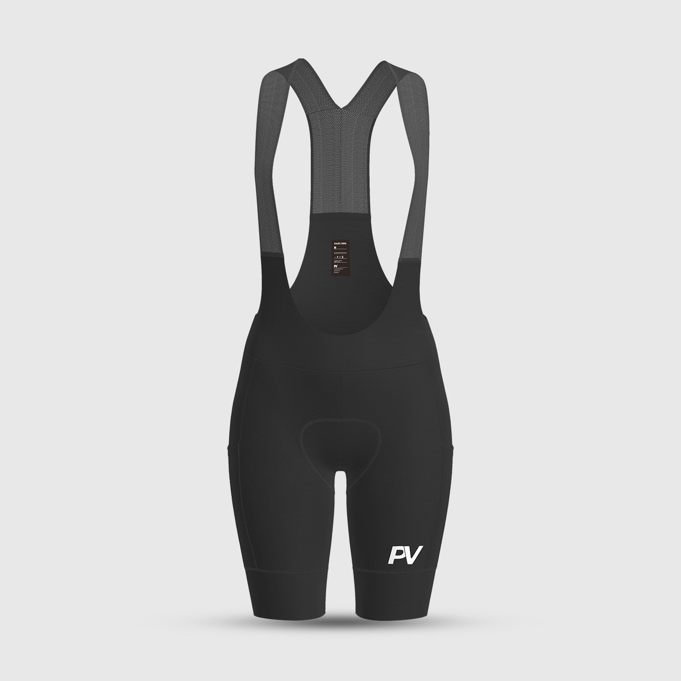 Women's Apex Cargo Bib Shorts-Black