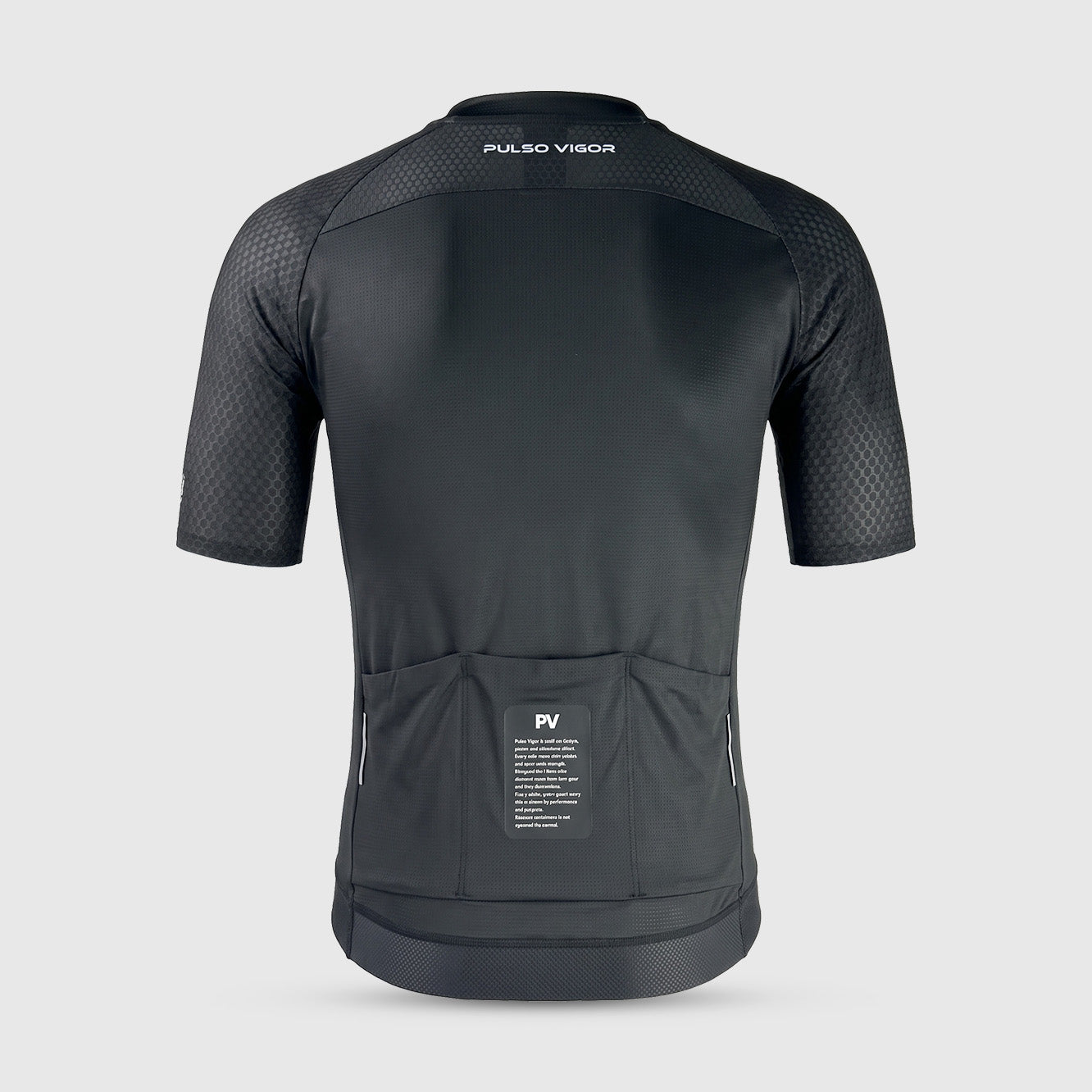 Men's Classic Summer Cycling Jersey – Black