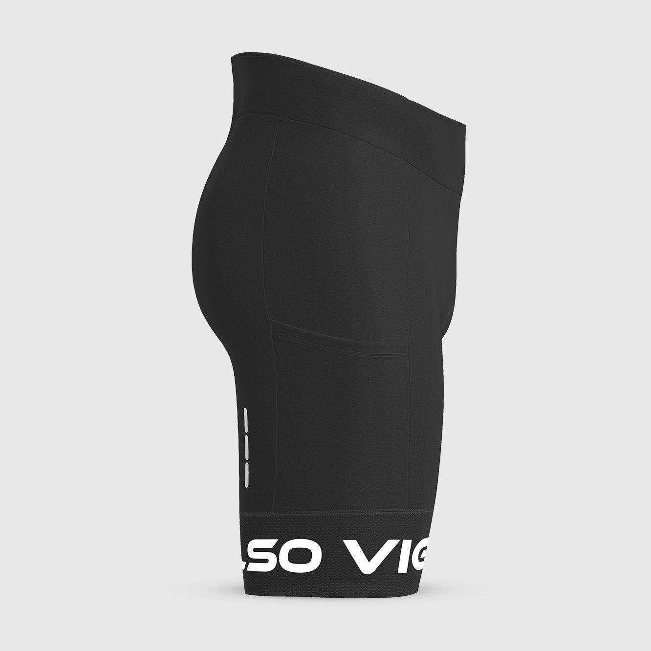 Men's Ultra Cargo Padded Cycling Shorts - Black