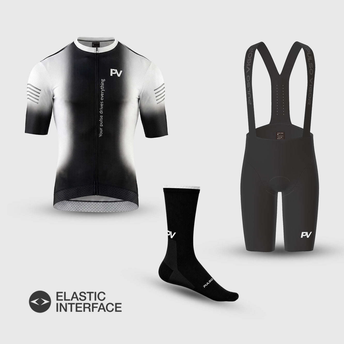 Men's Pro Team 1.0 Cycling Bundles - Black