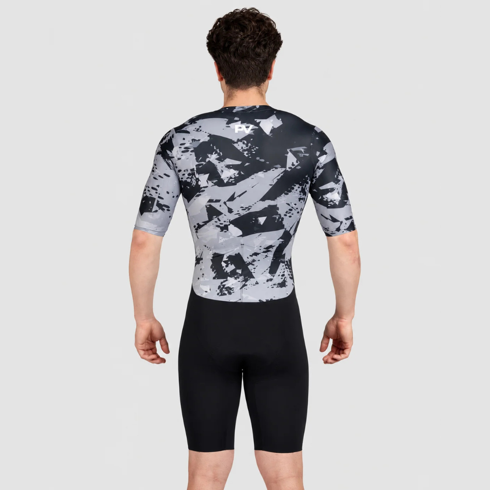 Men's Pro 3.0  Padded Cycling Skin Suit – Black And Gray