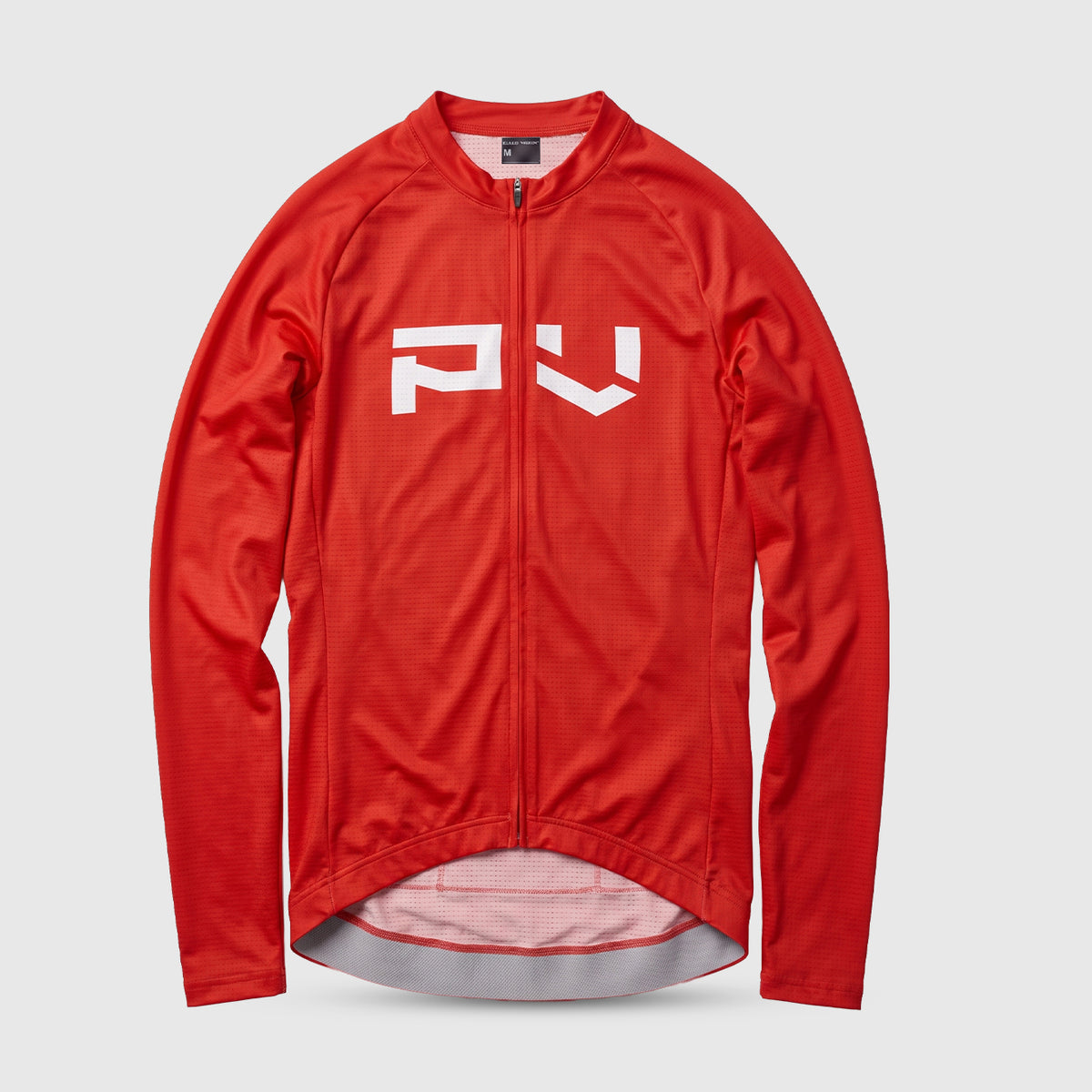 Men's Classic Long Sleeve Summer Cycling Jersey – Red