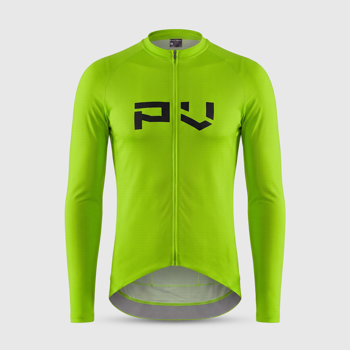 Men's Classic Long Sleeve Summer Cycling Jersey – Fluorescent Green