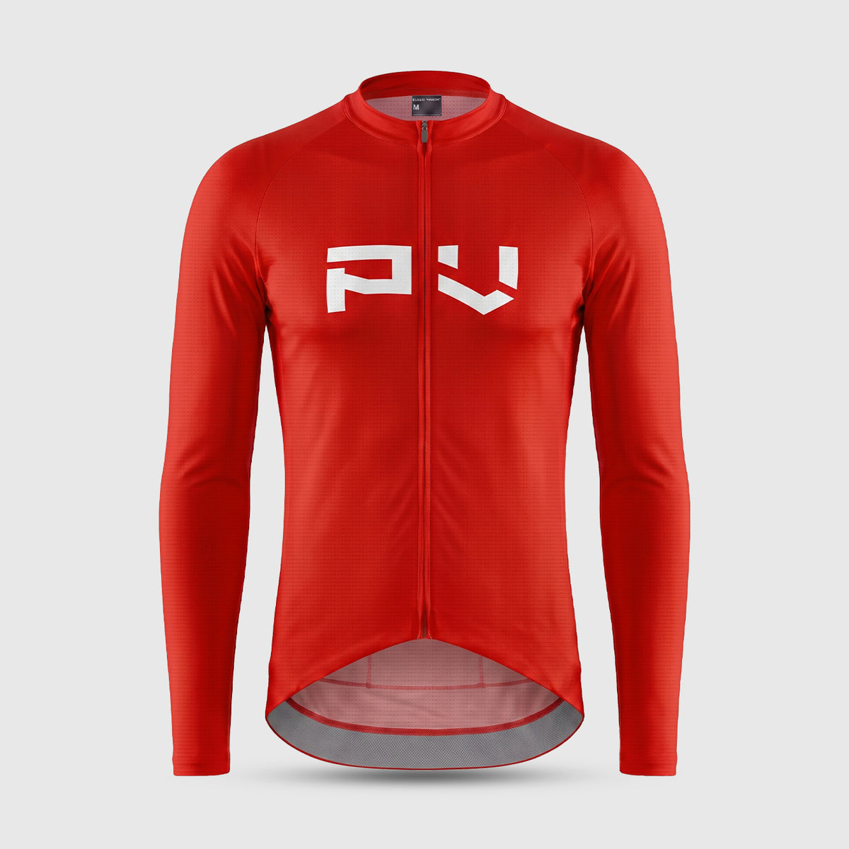 Men's Classic Long Sleeve Summer Cycling Jersey – Red