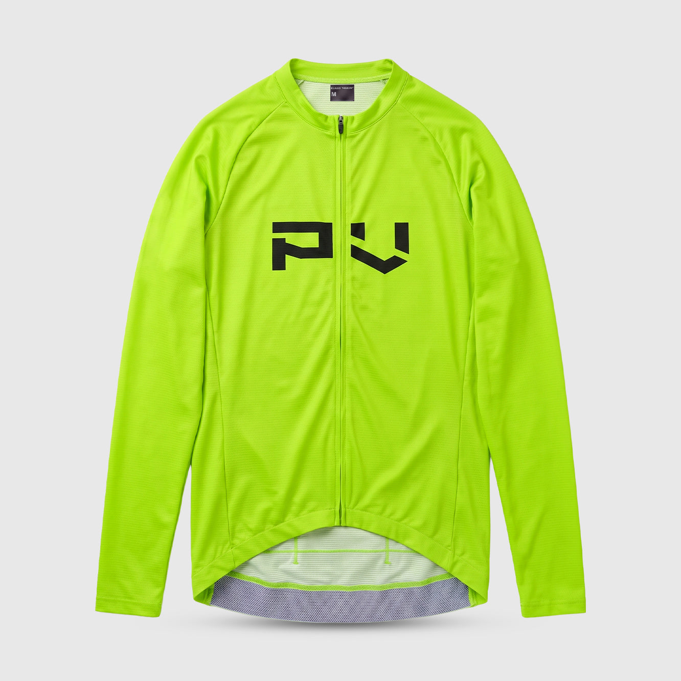 Men's Classic Long Sleeve Summer Cycling Jersey – Fluorescent Green