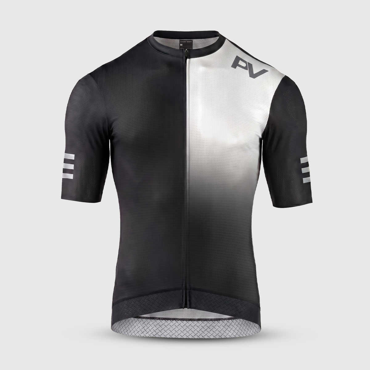 Men's Signature Summer Cycling Jersey – Black/White