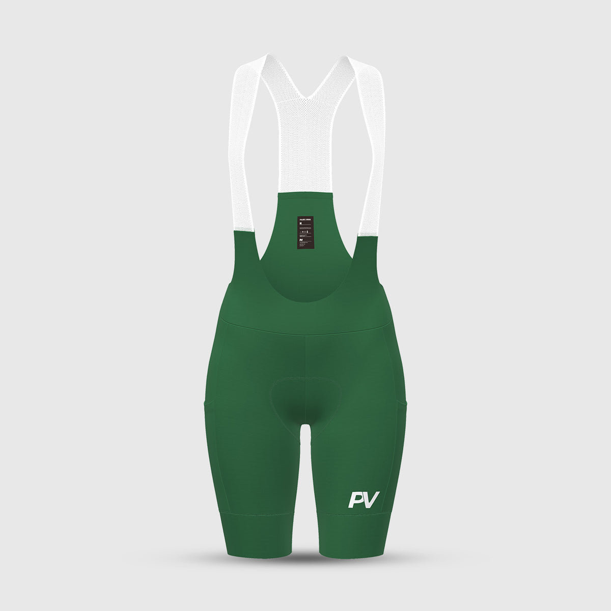 Women's Apex Cargo Bib Shorts-Green