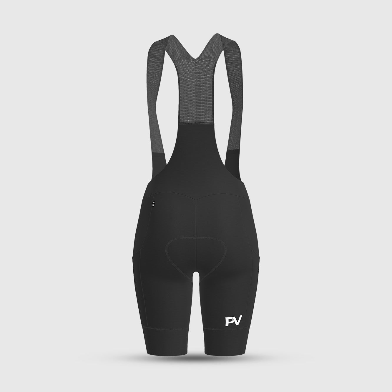 Women's Apex Cargo Bib Shorts-Black