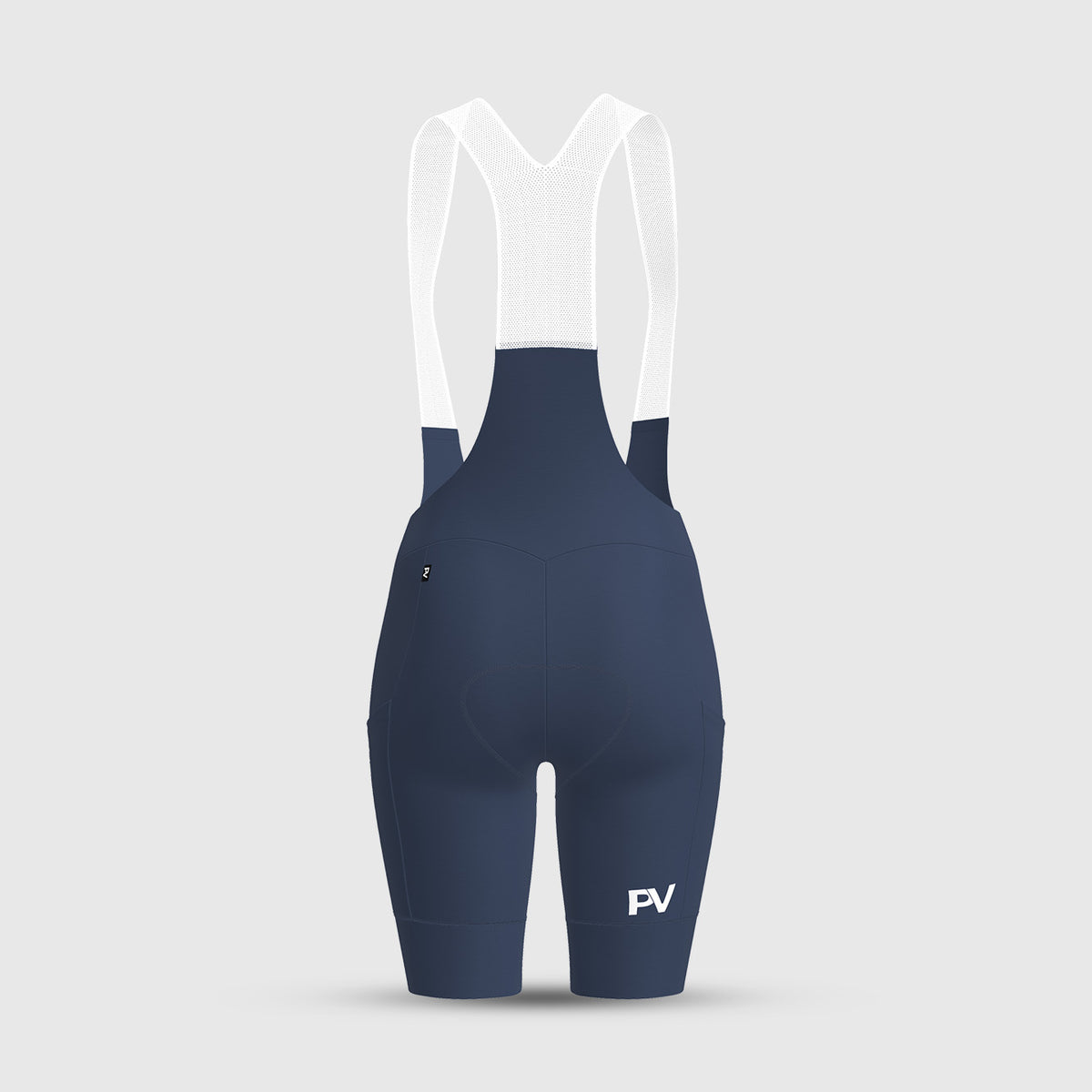 Women's Apex Caro Bib Shorts-Navy Blue