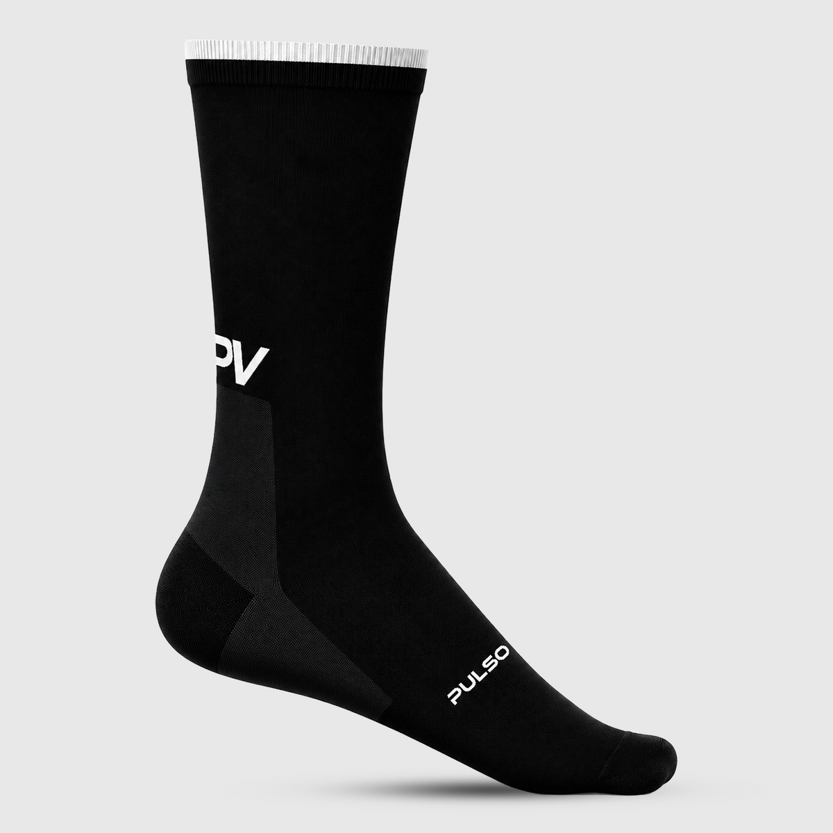 Unisex Performance Crew Cycling Socks – Black
