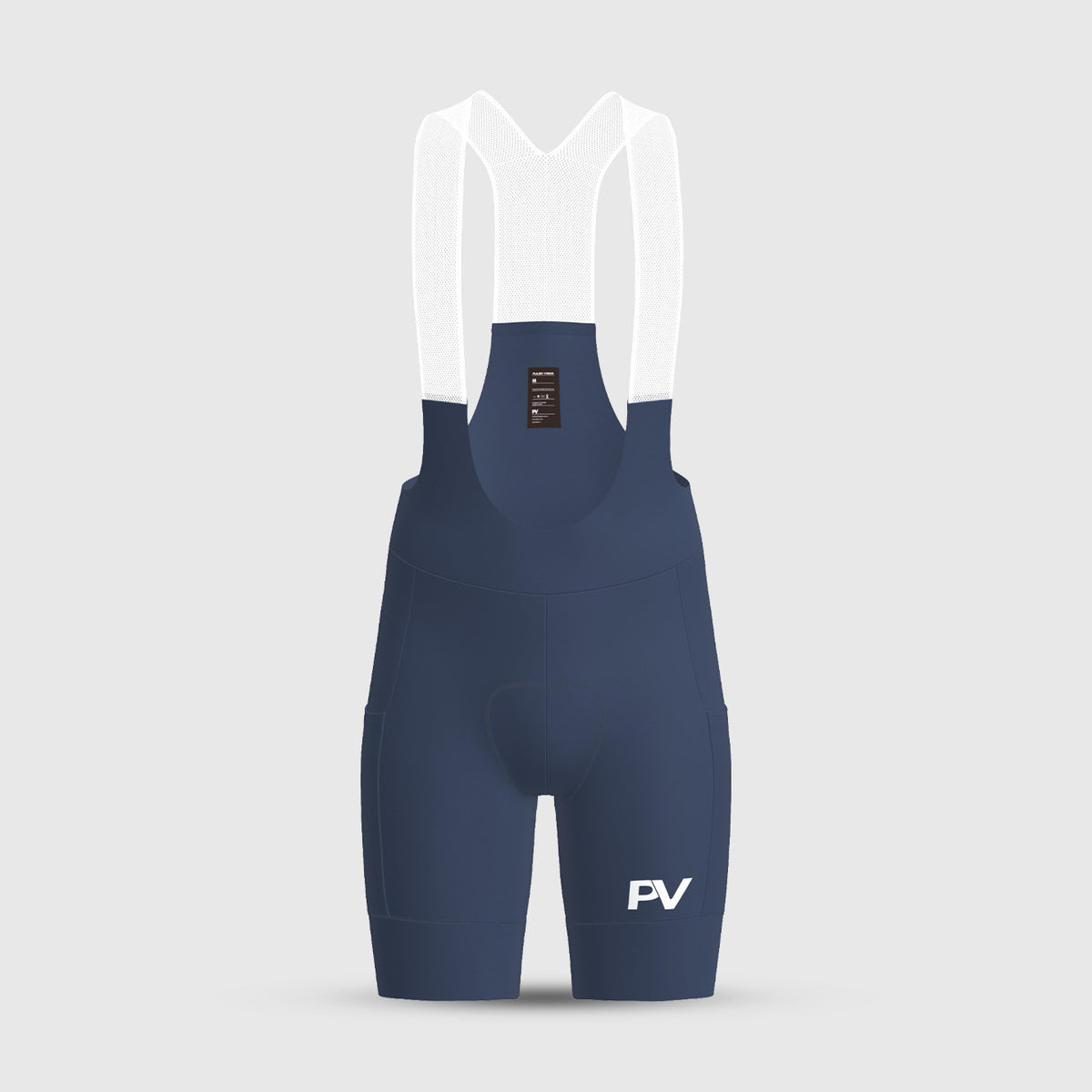 Men's Apex Caro Bib Shorts-Navy Blue