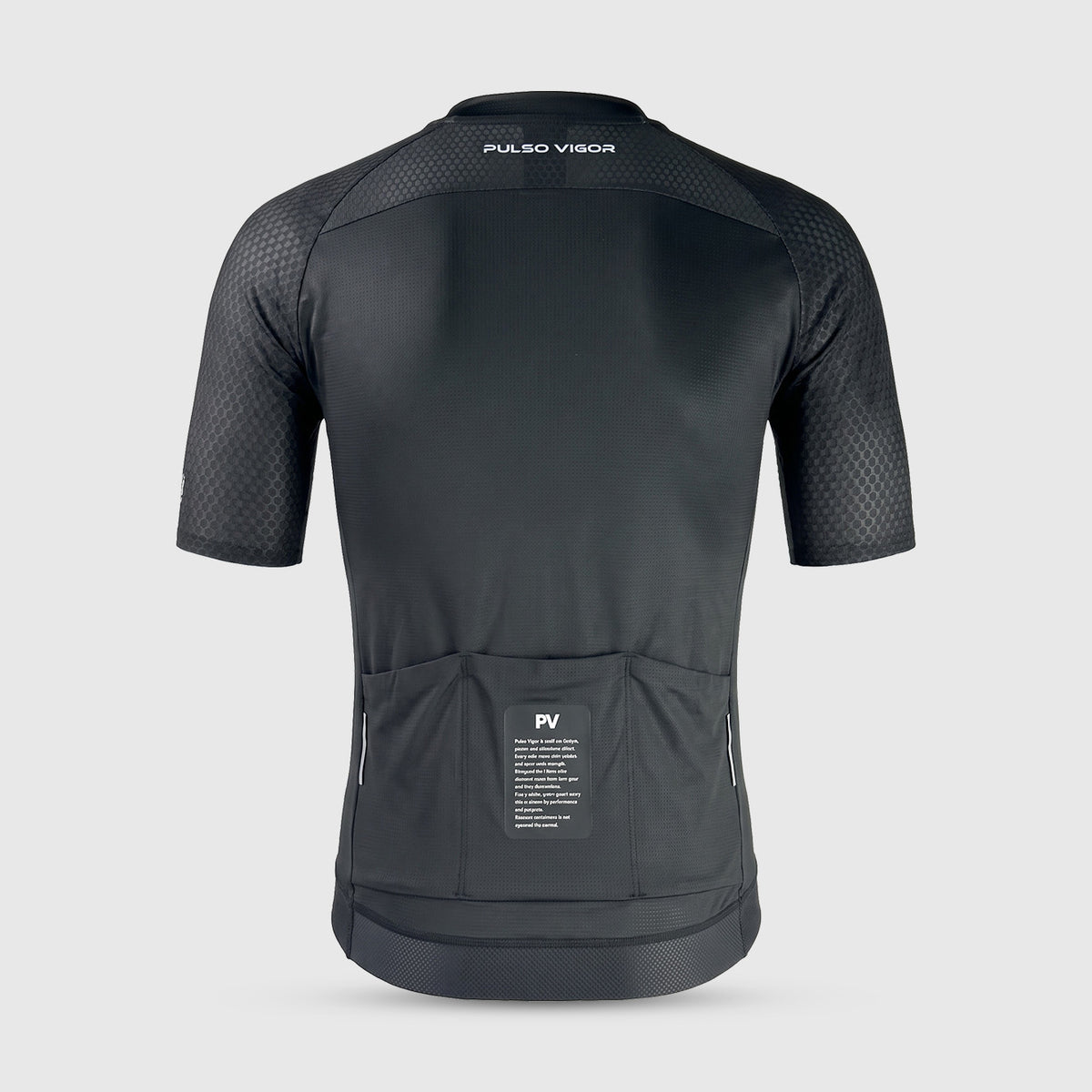 Men's Classic Summer Cycling Jersey – Black