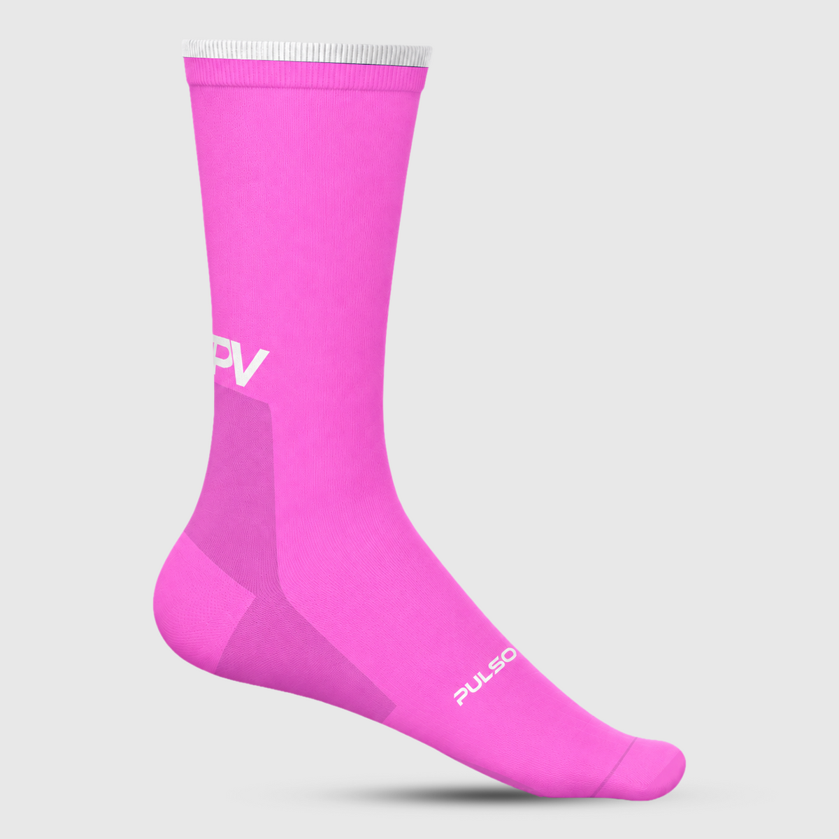 Unisex Performance Crew Cycling Socks – Pink