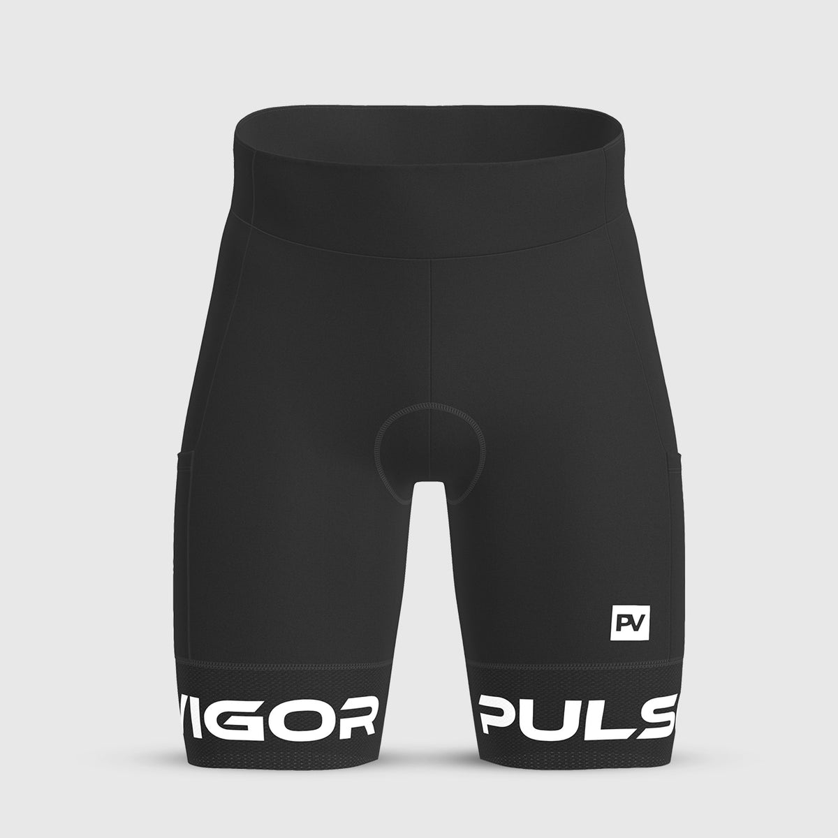 Men's Ultra Cargo Padded Cycling Shorts - Black
