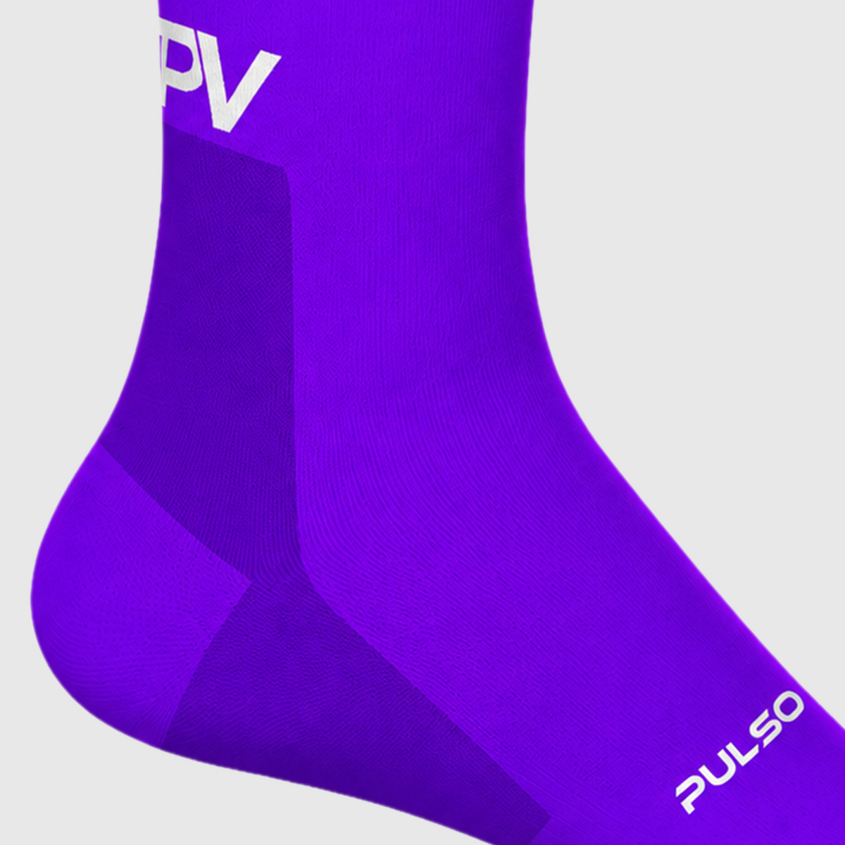 Unisex Performance Crew Cycling Socks – Purple