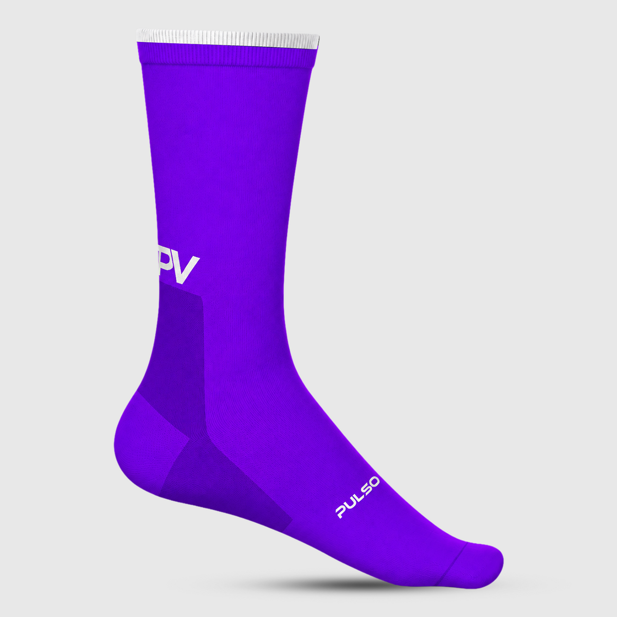 Unisex Performance Crew Cycling Socks – 3 Pack Purple, Pink, Black