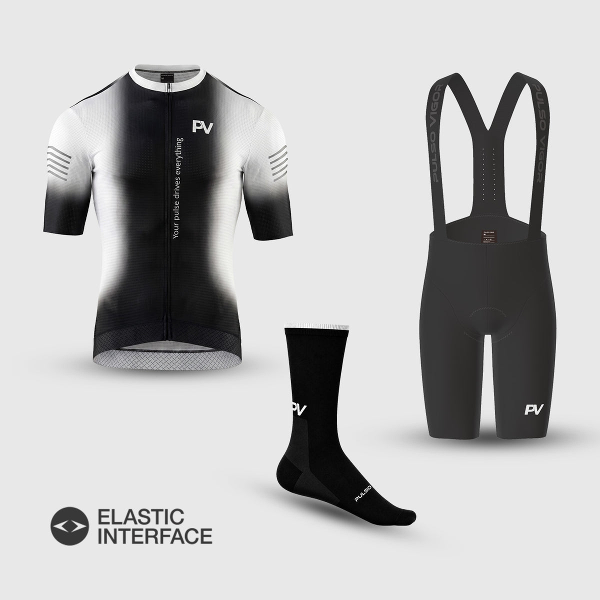 Men's Pro Team 1.0 Cycling Bundles - Black