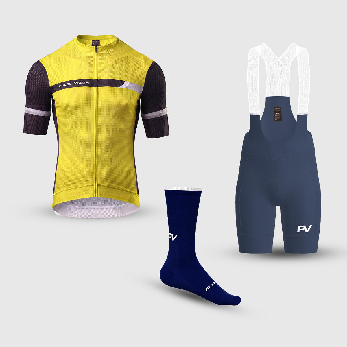 Men's Apex Cycling Bundles - Yellow
