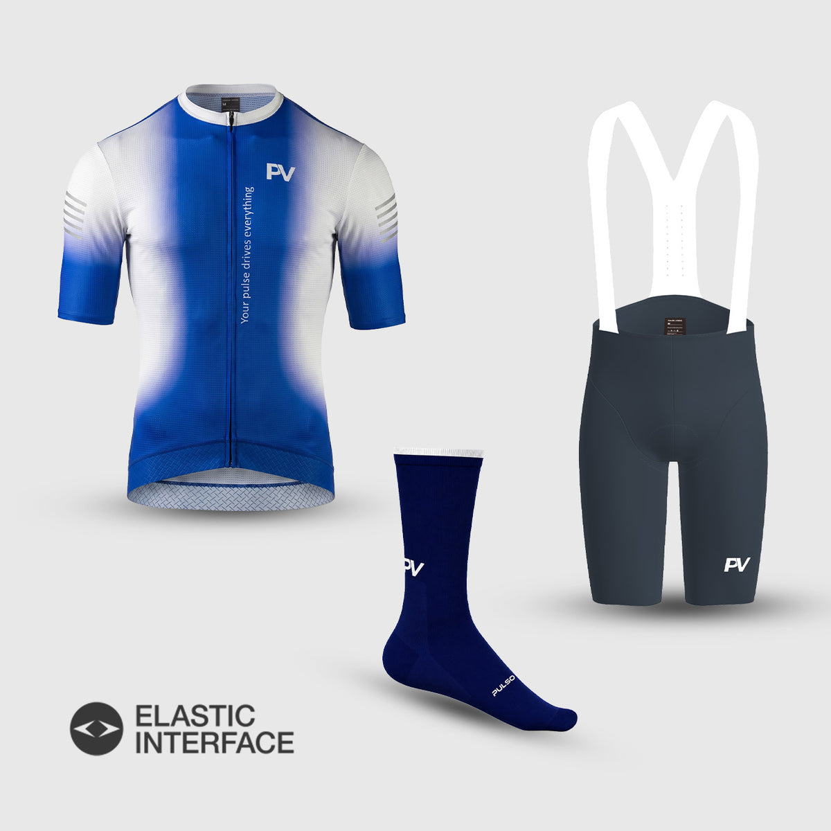 Men's Pro Team 1.0 cycling Bundles - Blue
