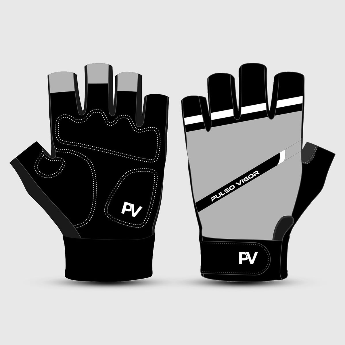 Apex Unisex Short Finger Cycling Gloves – Grey