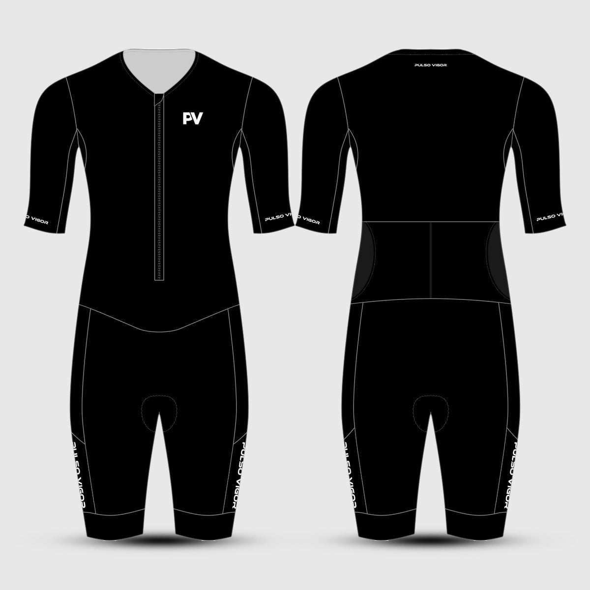Men's Limited Edition Padded Triathlon Suit – Black