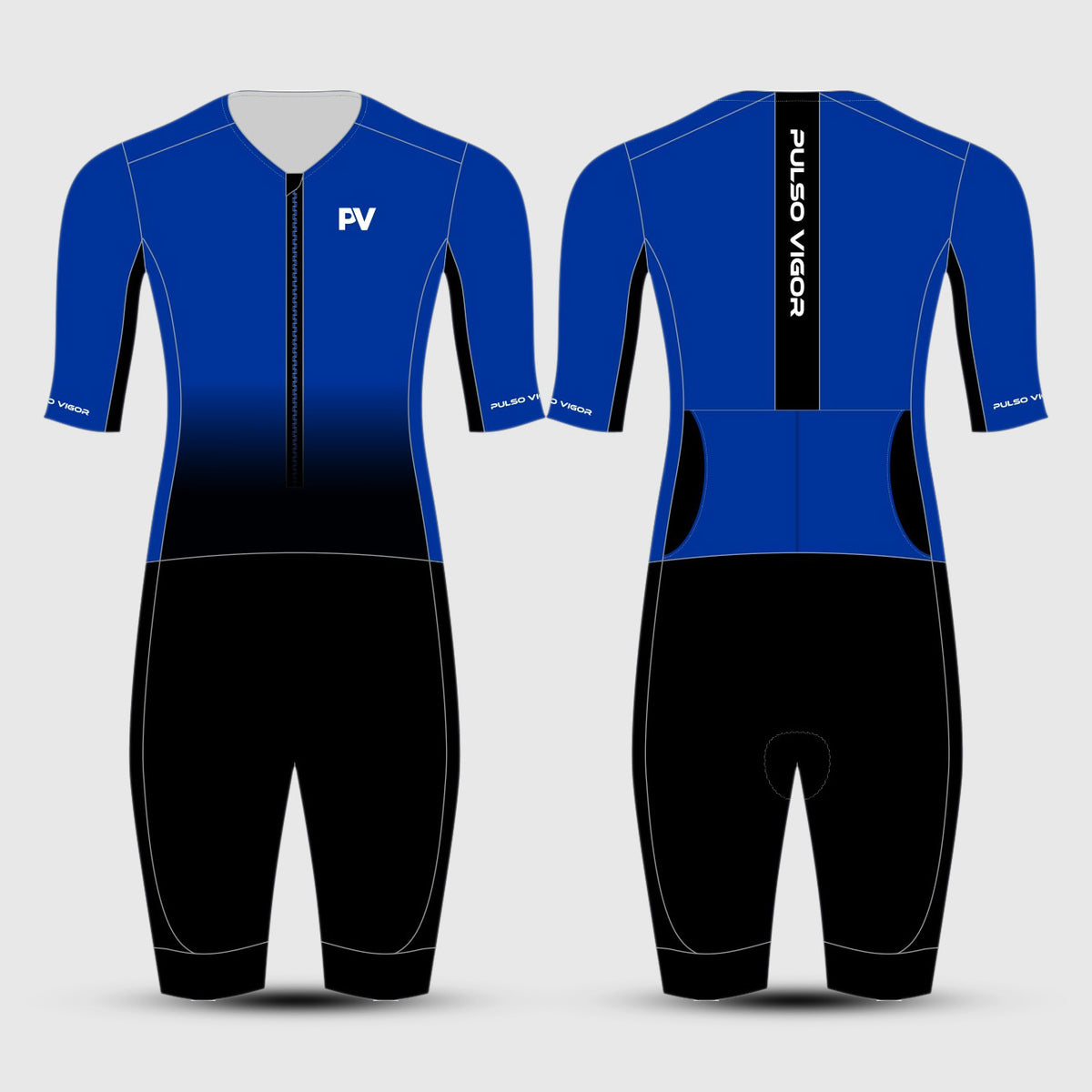 Men's Signature Padded Triathlon Suit – Blue