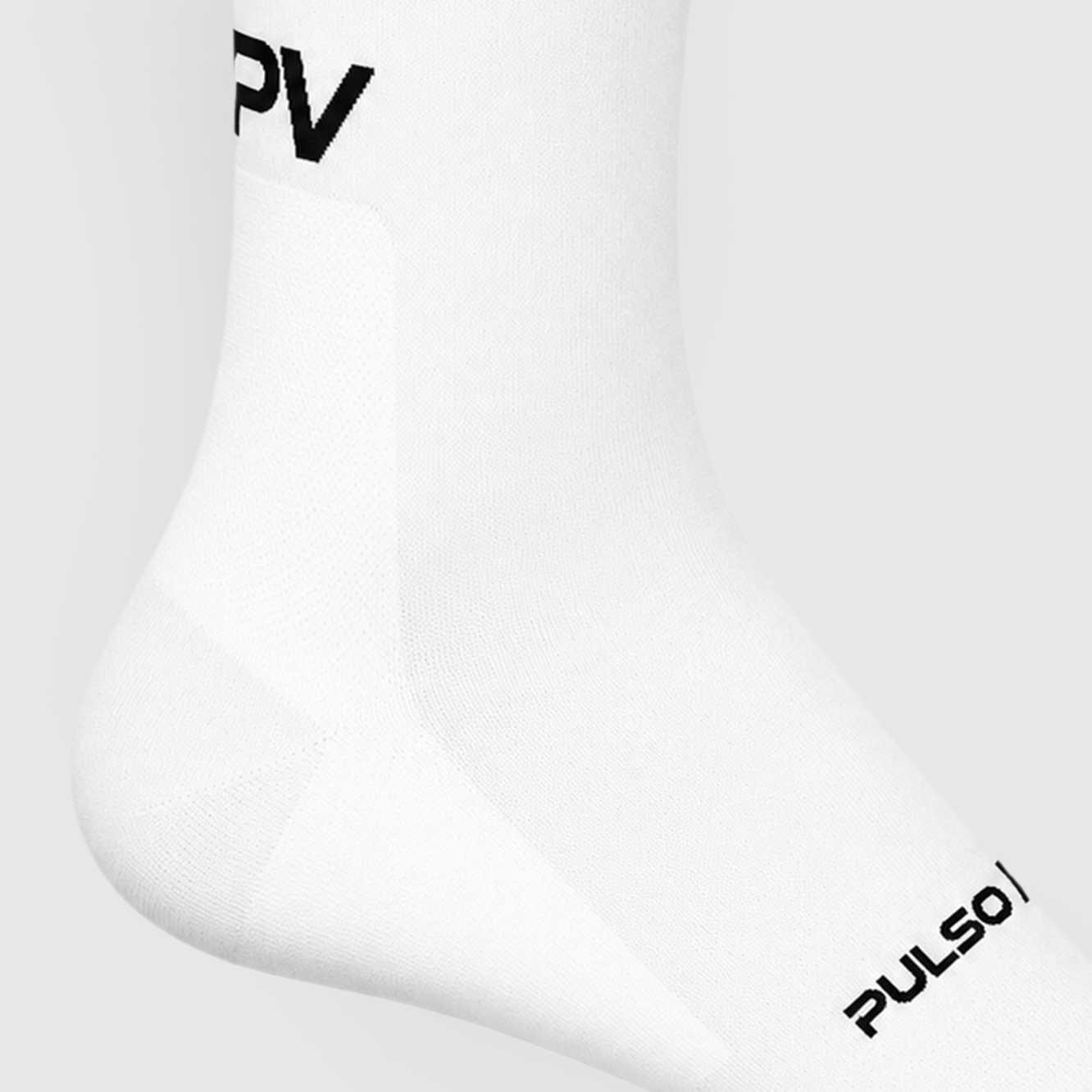 Unisex Performance Crew Cycling Socks – White