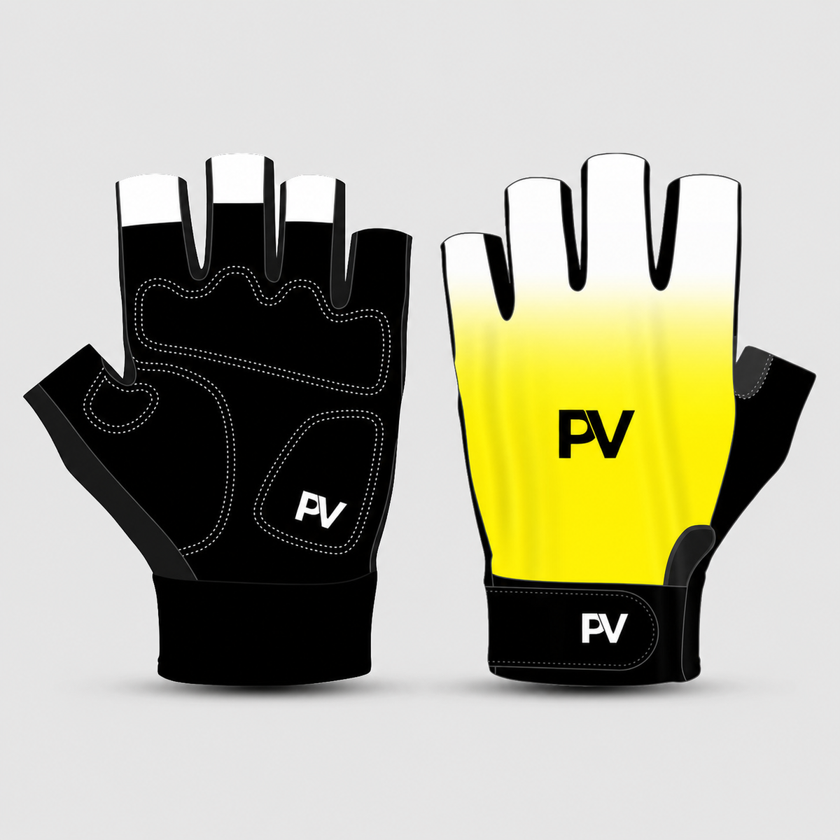 Pro Team 1.0 Unisex Short Finger Cycling Gloves – Yellow
